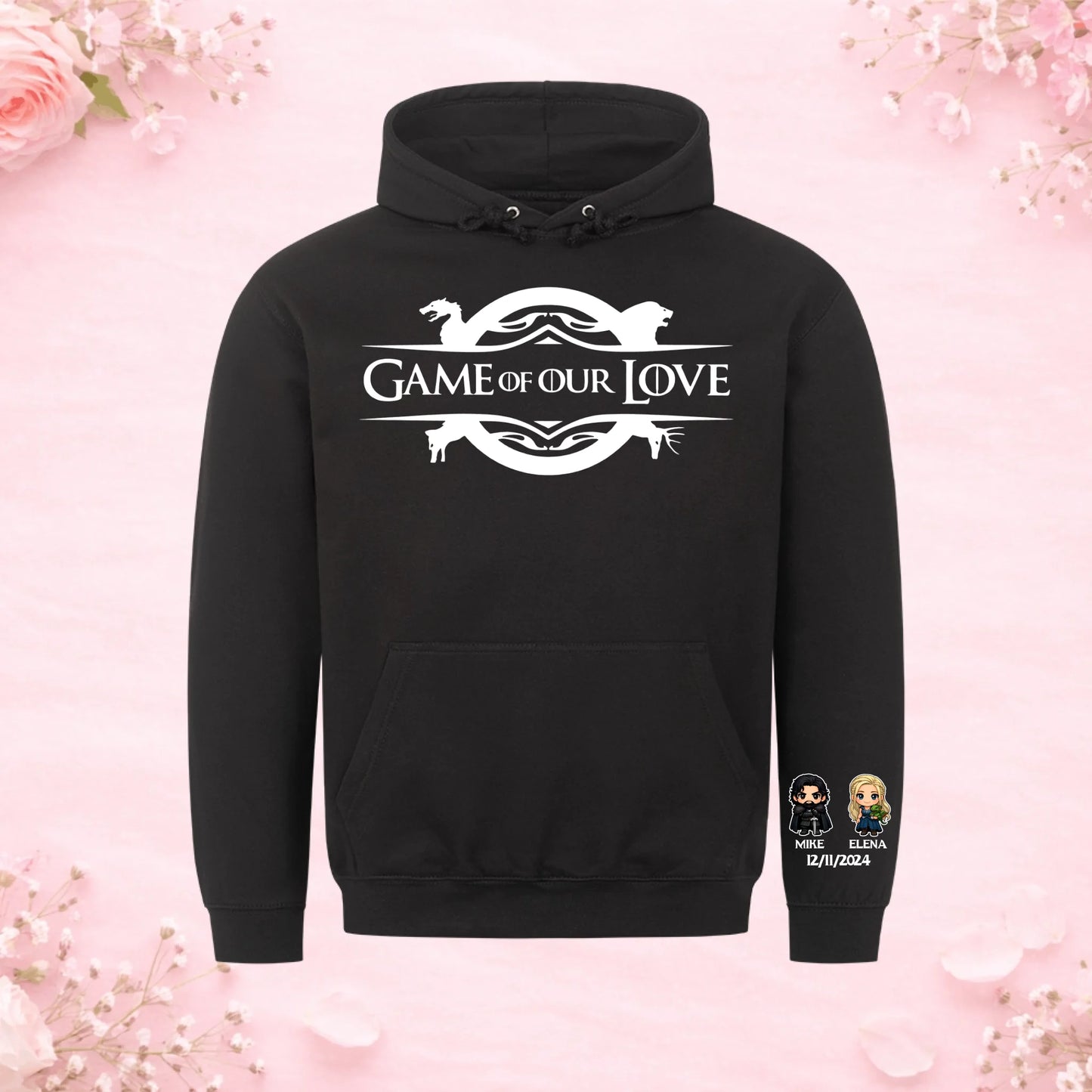 GAME OF OUR LOVE - Premium Hoodie (customizable)