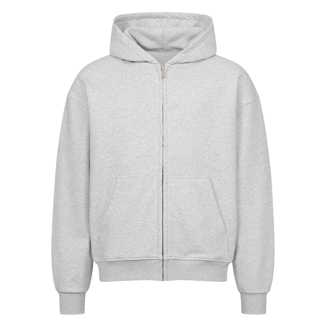 ALL FOR MY PASSION OVERSIZED ZIPPER HOODIE