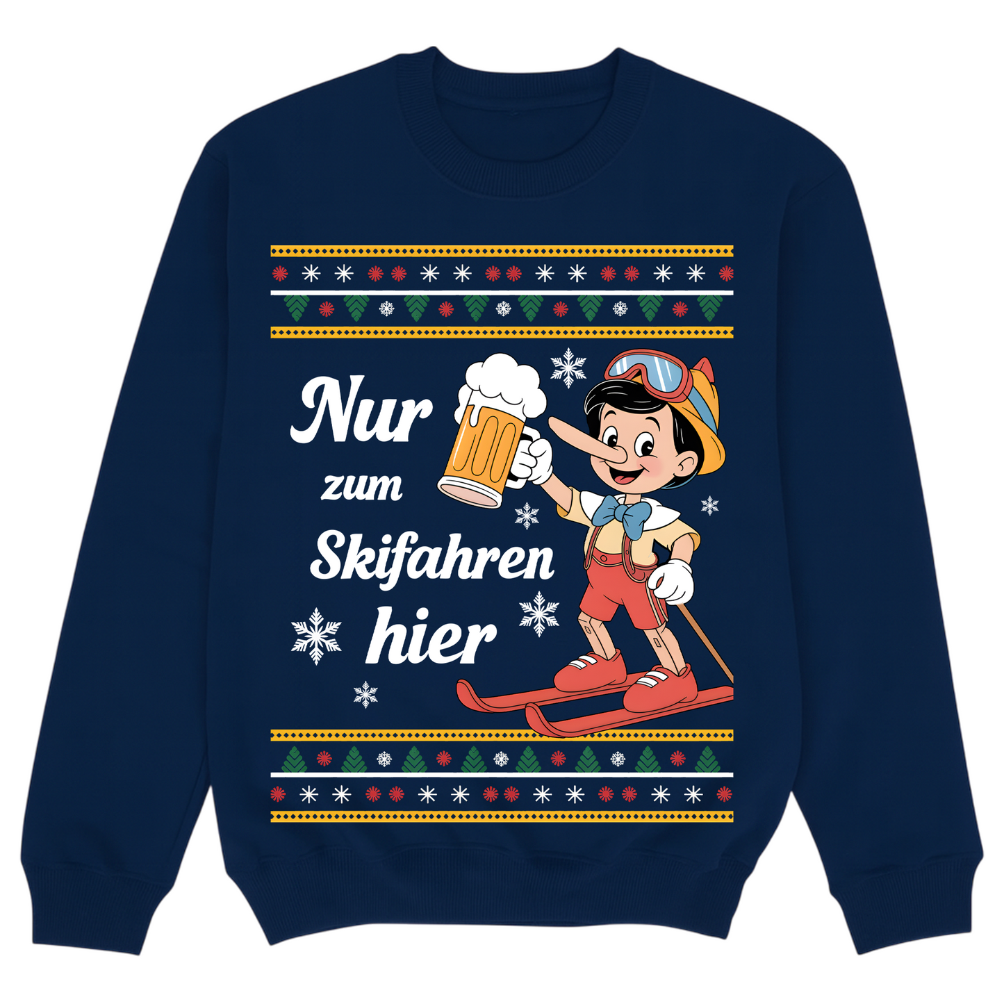 ONLY FOR SKIING HERE - Premium Sweatshirt