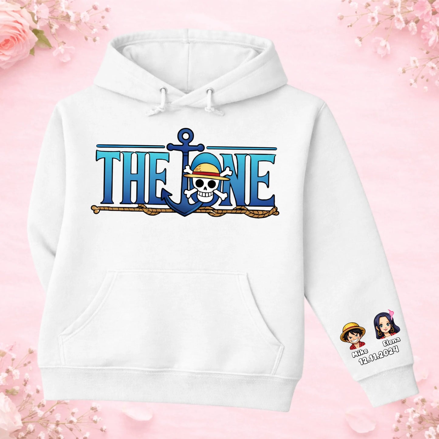 weiß valentinstag Ärmelprint