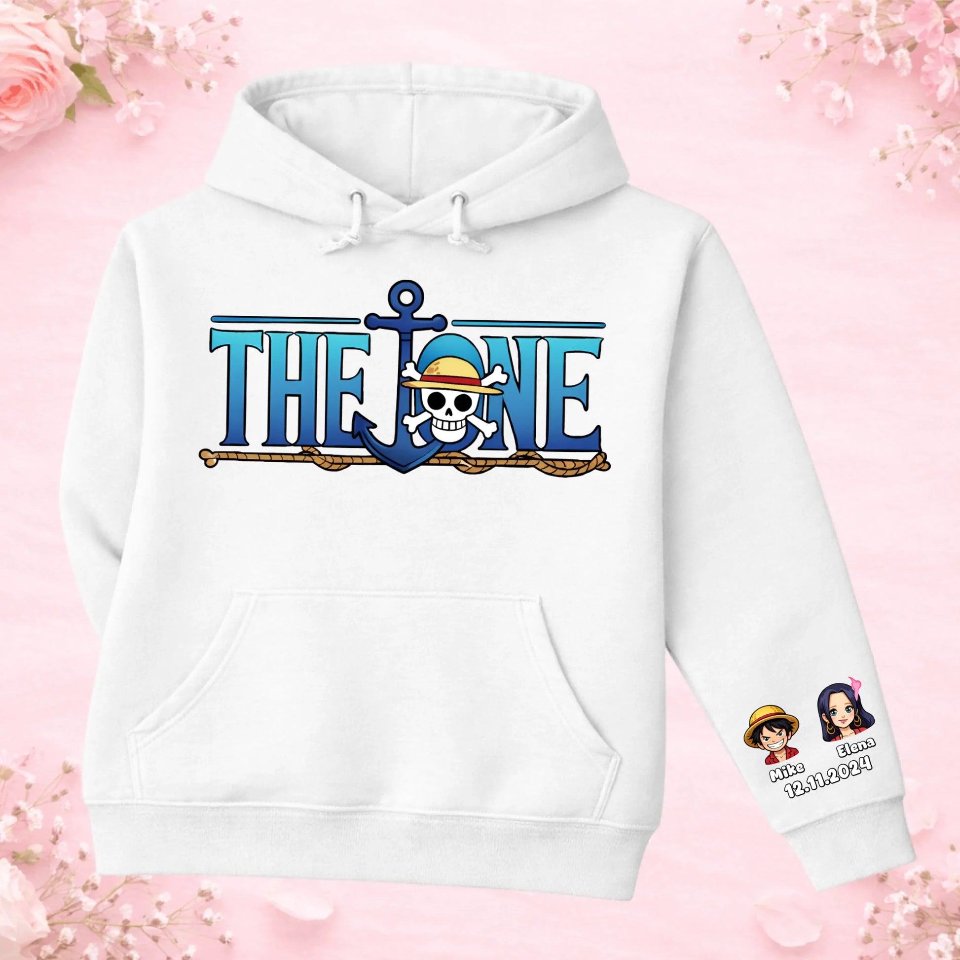 weiß valentinstag Ärmelprint