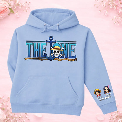 babyblue Ärmelprint 