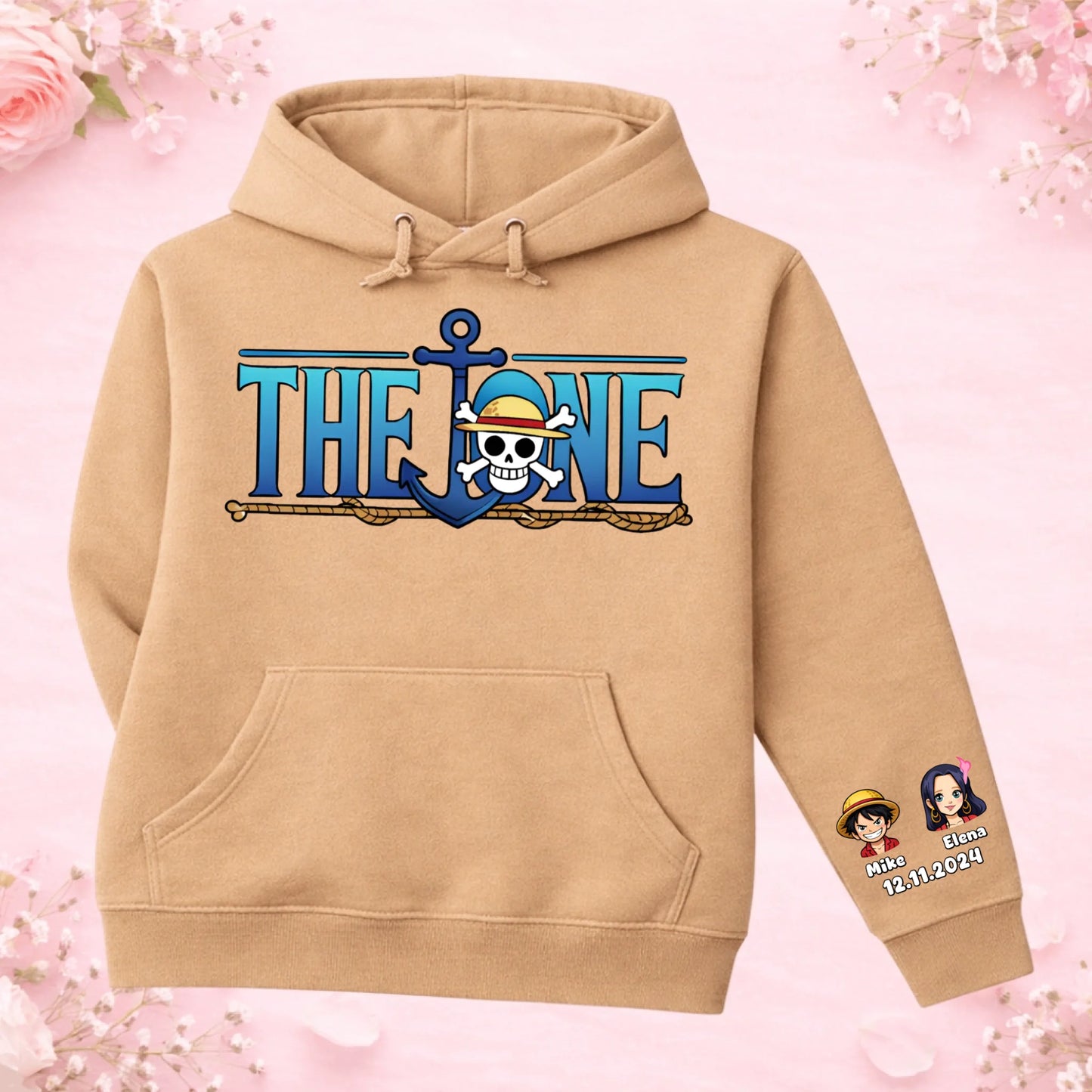 Sand Valentinstag Ärmelprint