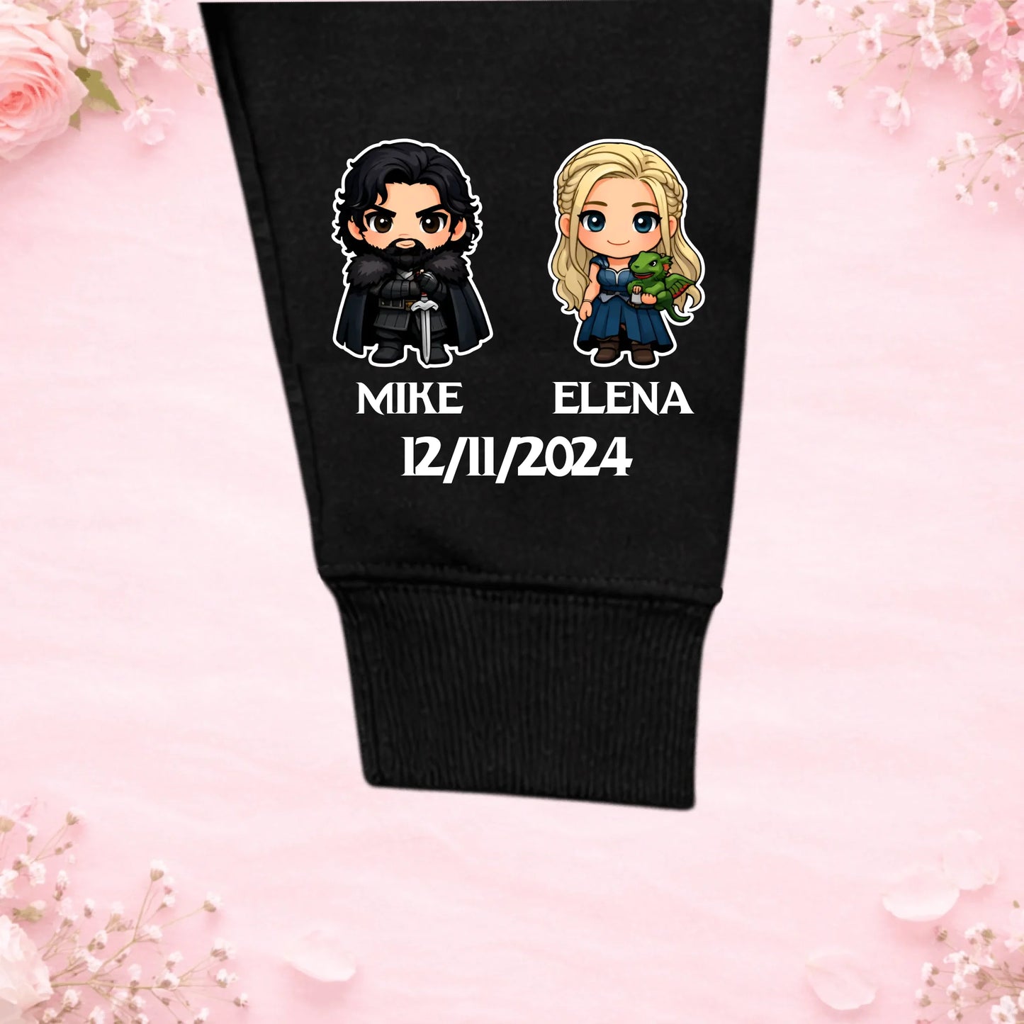 nur schwarzer Ärmel 