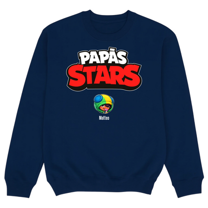 Sweater mockup navy blue