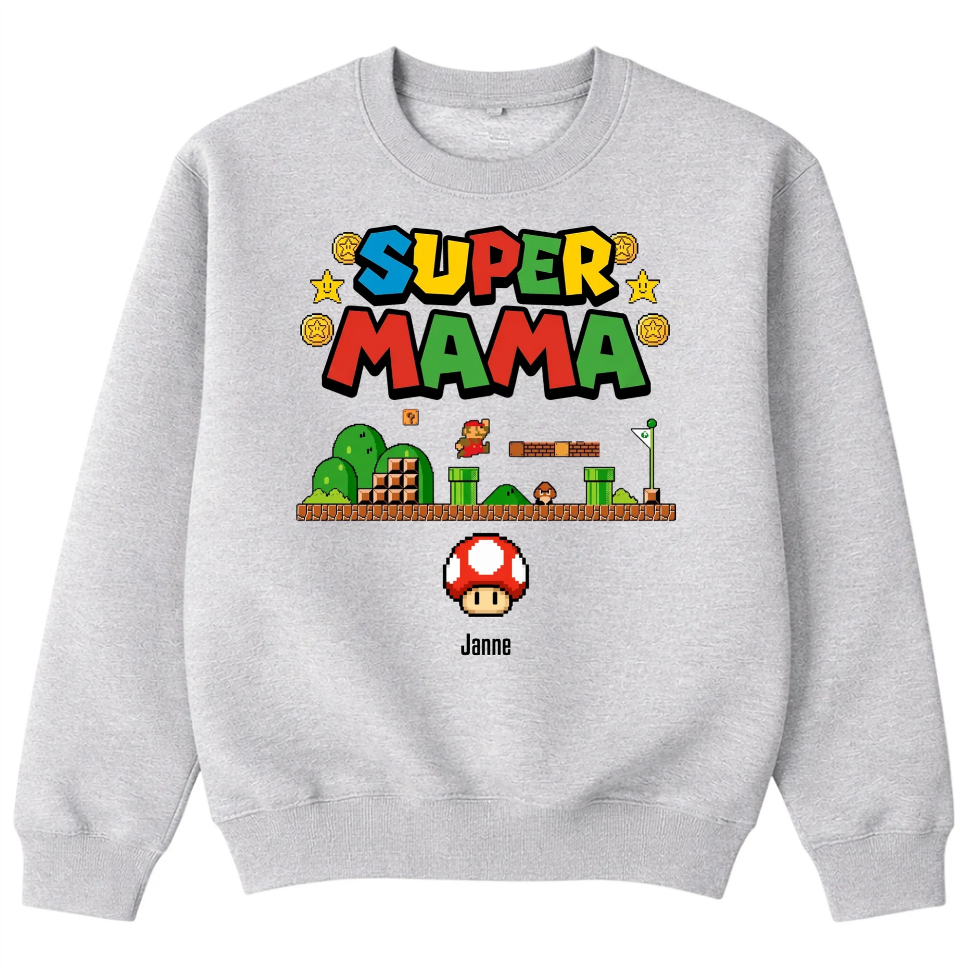 Sweater Mockup heather gry