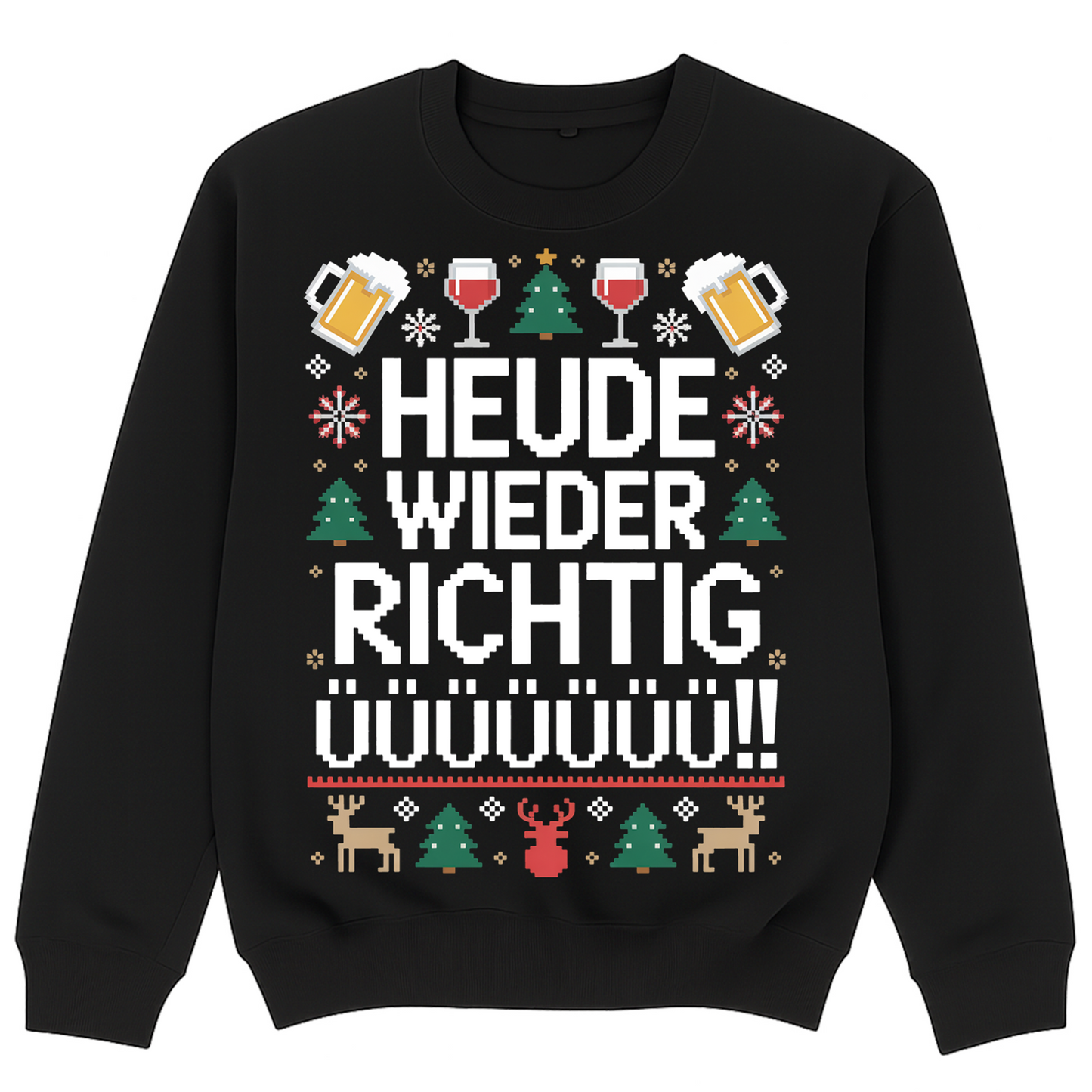 HEUDE RICHTIG ÜÜÜ SWEATSHIRT