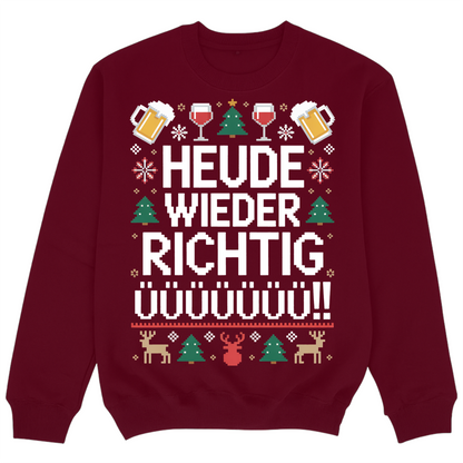 HEUDE RICHTIG ÜÜÜ SWEATSHIRT
