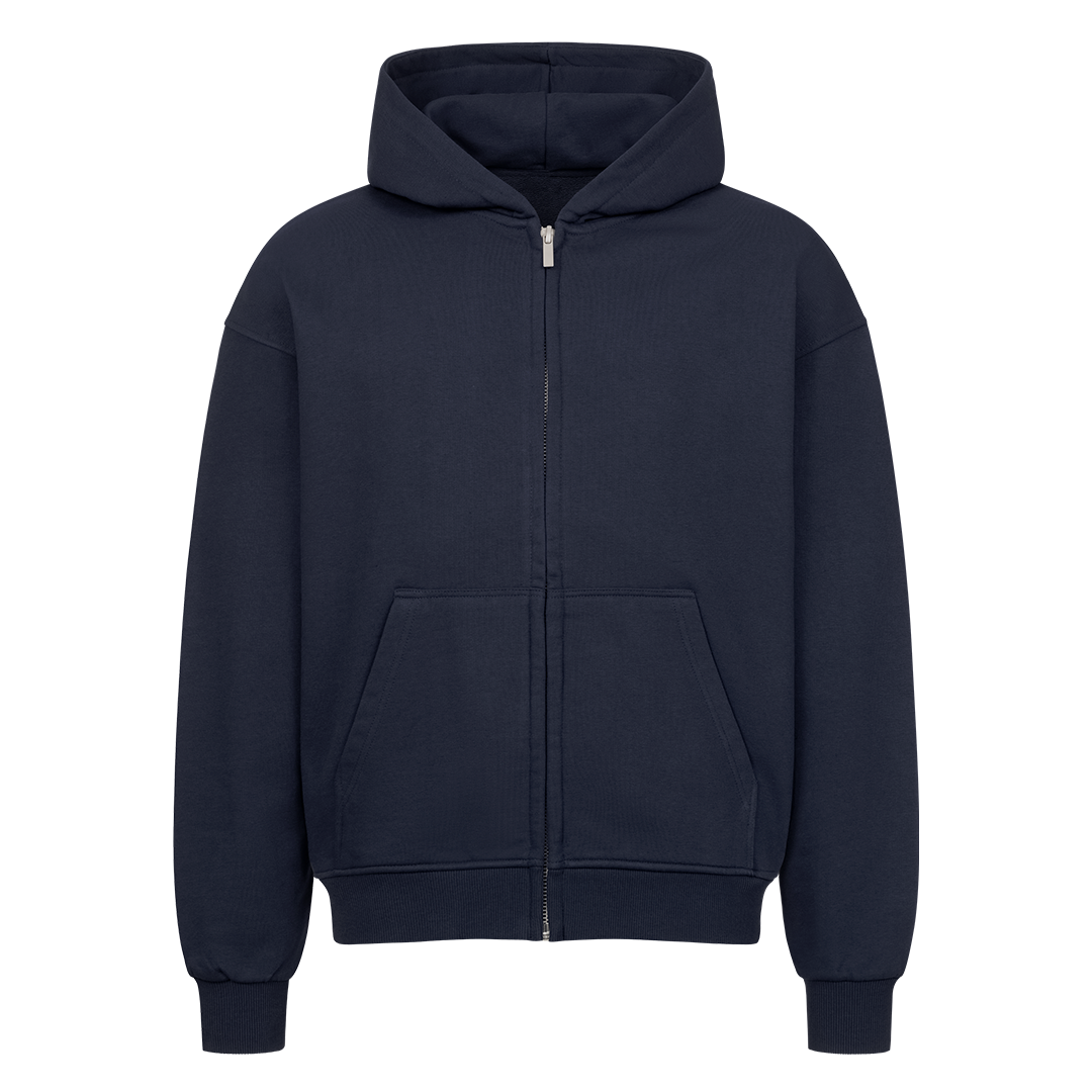 ALL FOR MY PASSION OVERSIZED ZIPPER HOODIE