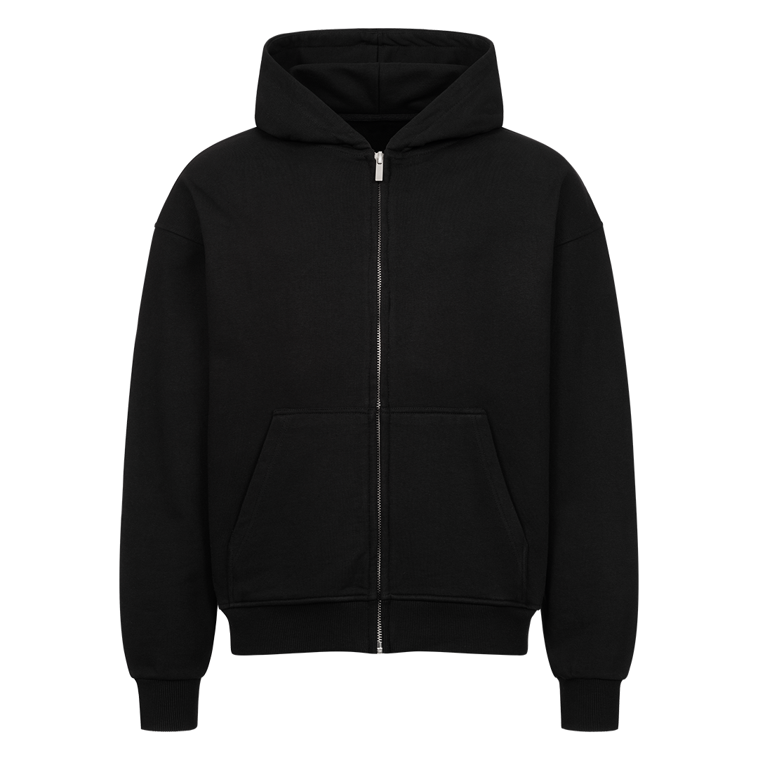 ALL FOR MY PASSION OVERSIZED ZIPPER HOODIE